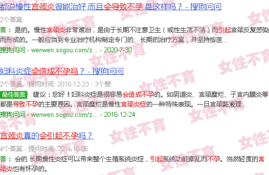 汕头宫颈炎会导致不孕吗