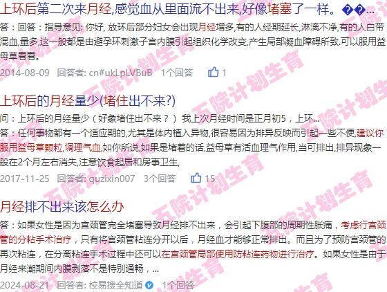 上环了月经堵怎么办 - 汕头上环后月经堵塞怎么办